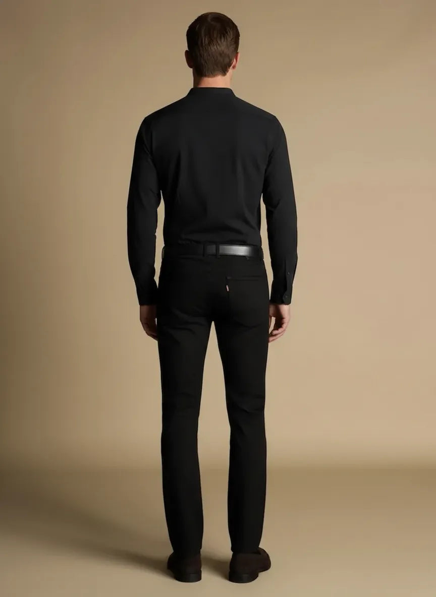 Men Black Casual Shirt