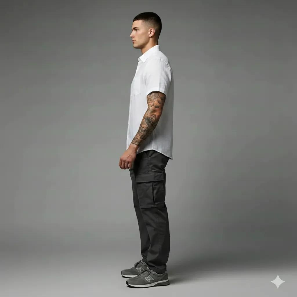 Men White Casual Shirt