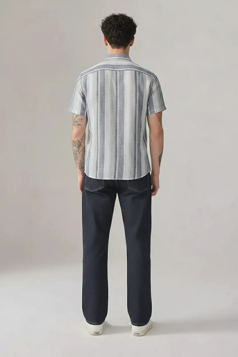 Men Striped Casual Shirt