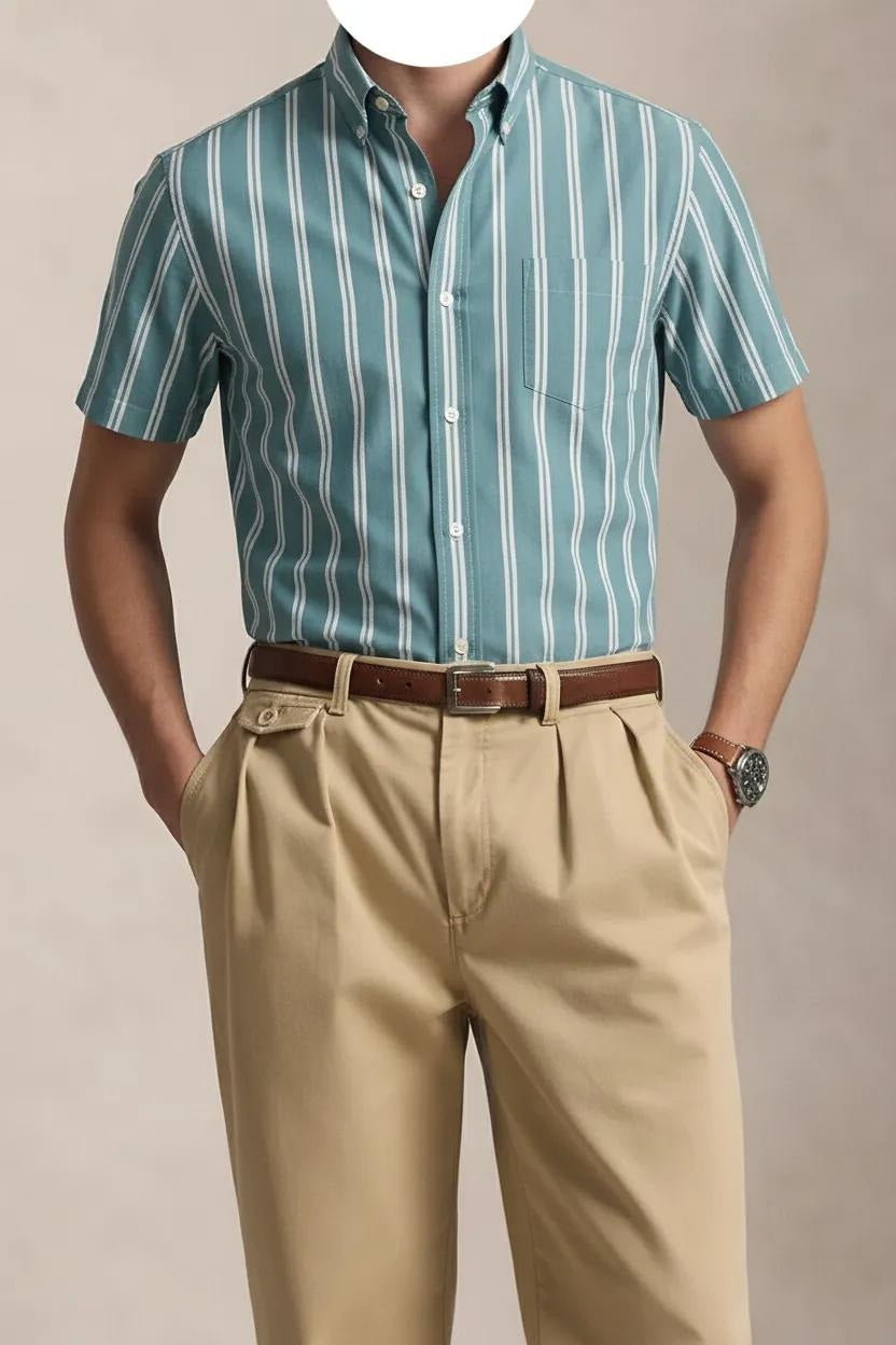 Men Striped Casual Shirt