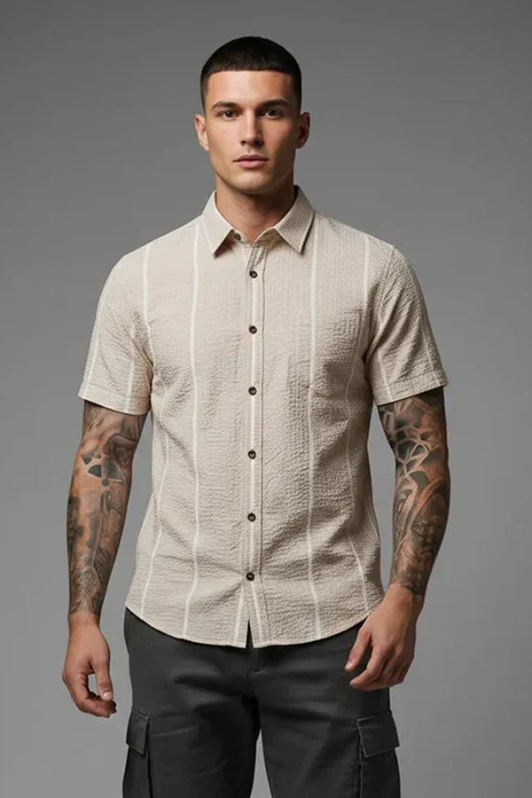 Men Striped Casual Shirt