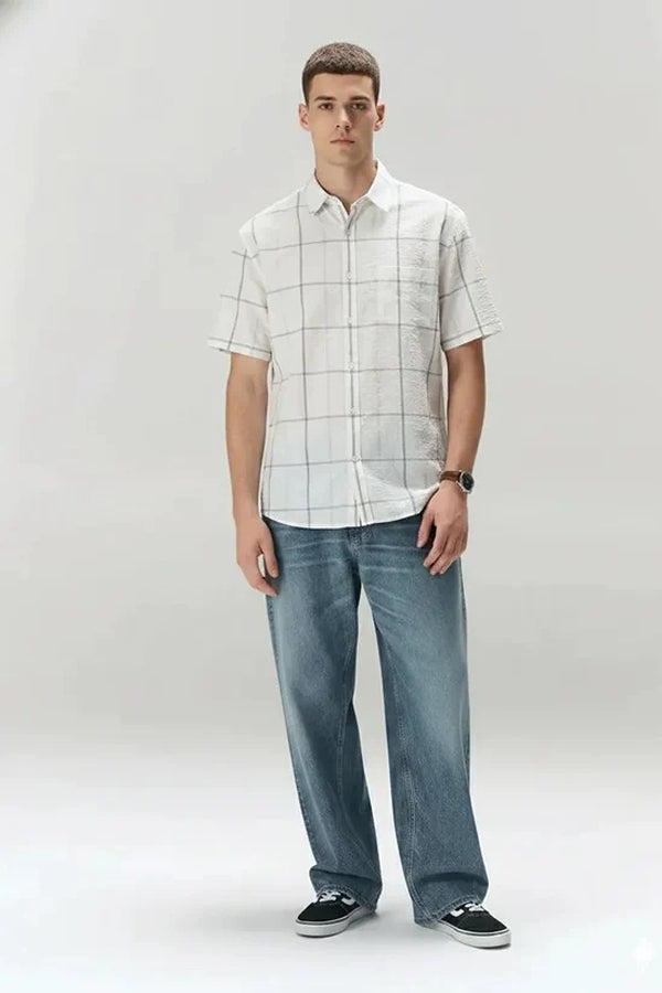 Men Checked Casual Shirt