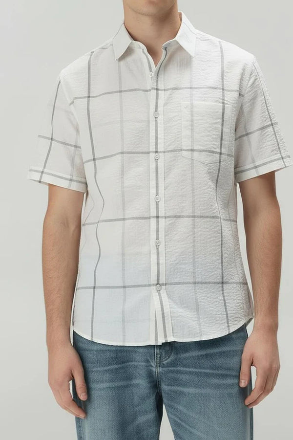 Men Checked Casual Shirt
