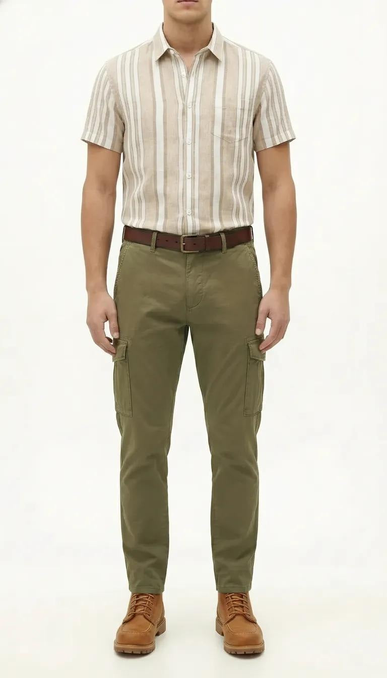 Men Striped Casual Shirt