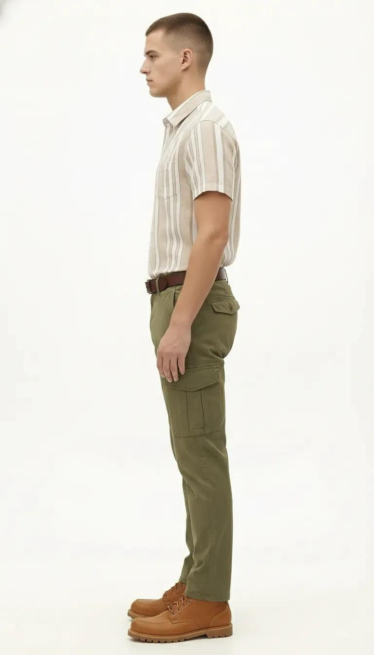 Men Striped Casual Shirt