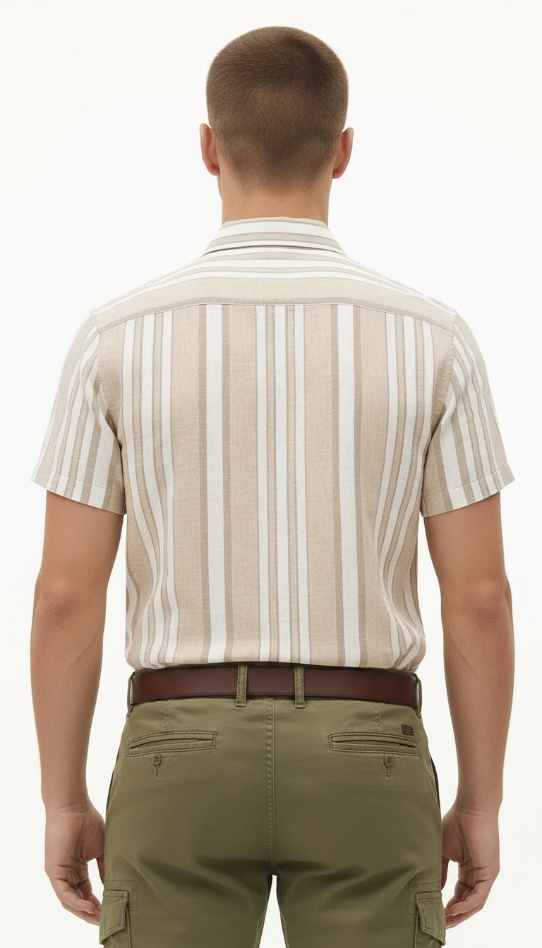 Men Striped Casual Shirt