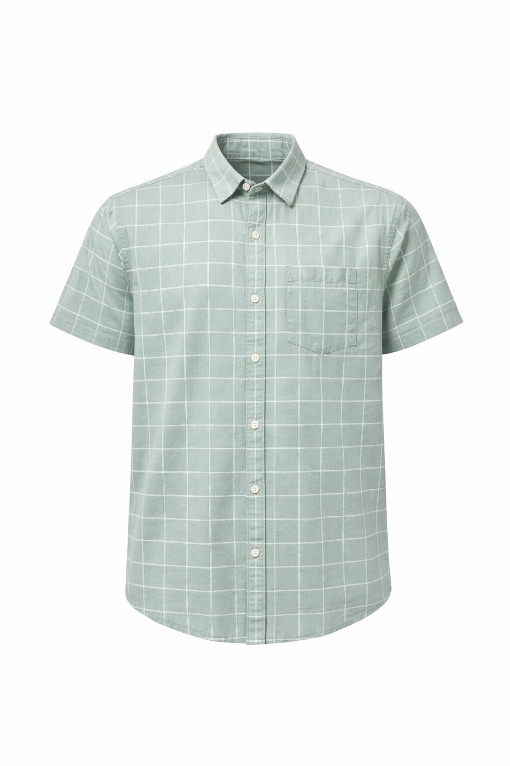 Men Fern Windowpane Checks Checked Casual Shirt