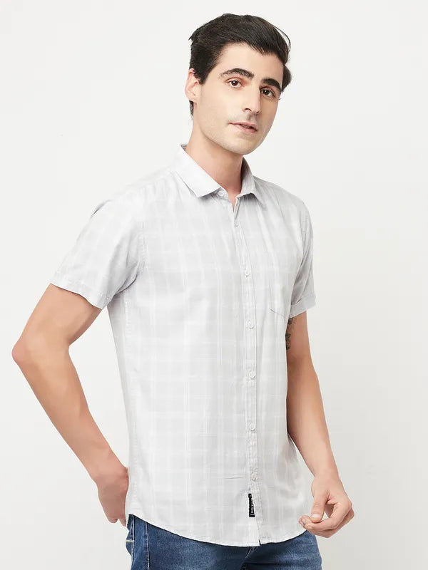 Men Light Grey Shirts