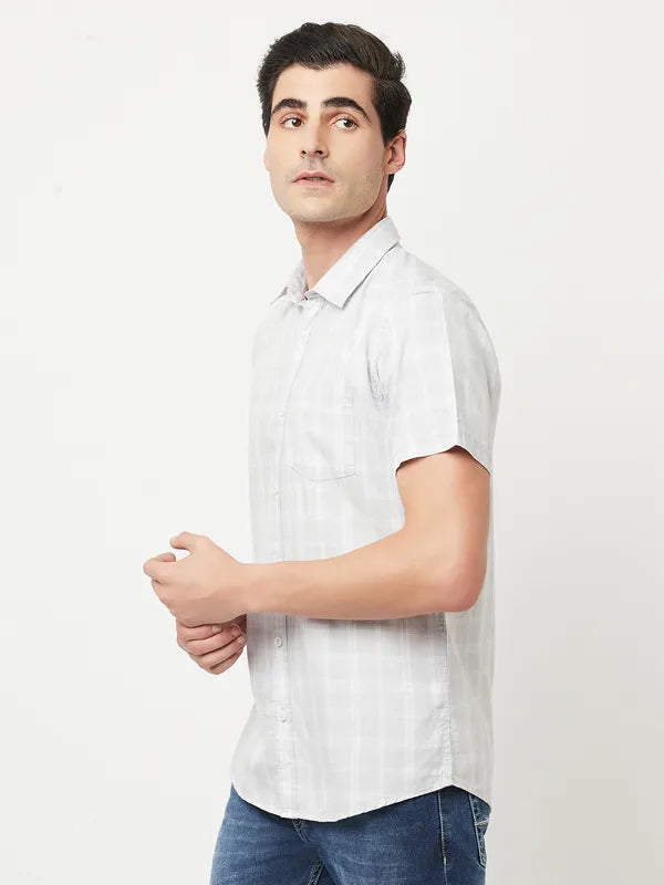 Men Light Grey Shirts