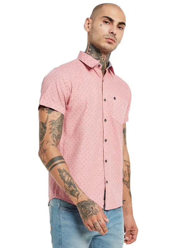 Mettle Micro Ditsy Printed Cotton Casual Shirt