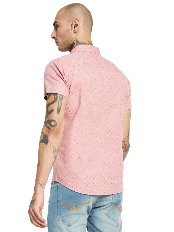 Mettle Micro Ditsy Printed Cotton Casual Shirt