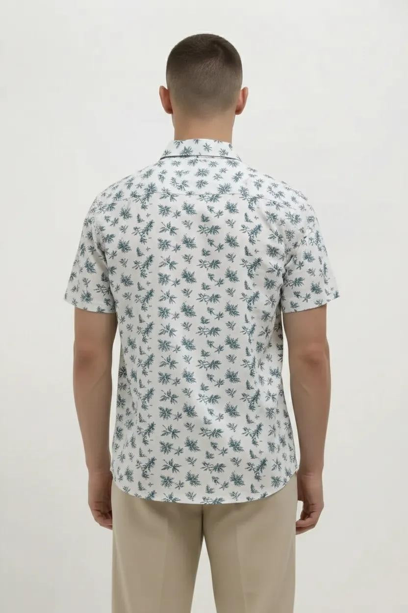 Men Floral Printed Casual Shirt