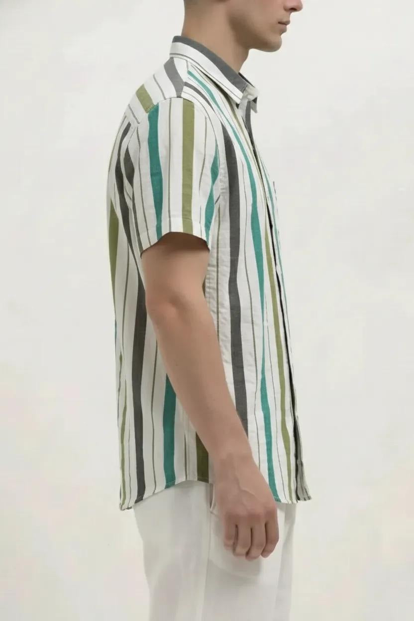 Men Striped Casual Shirt