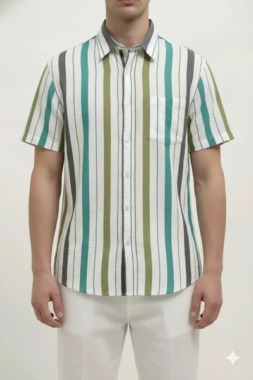 Men Striped Casual Shirt