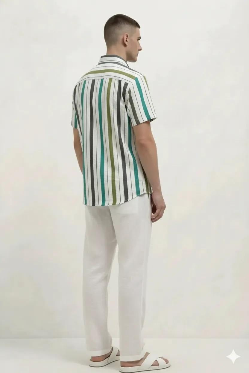 Men Striped Casual Shirt