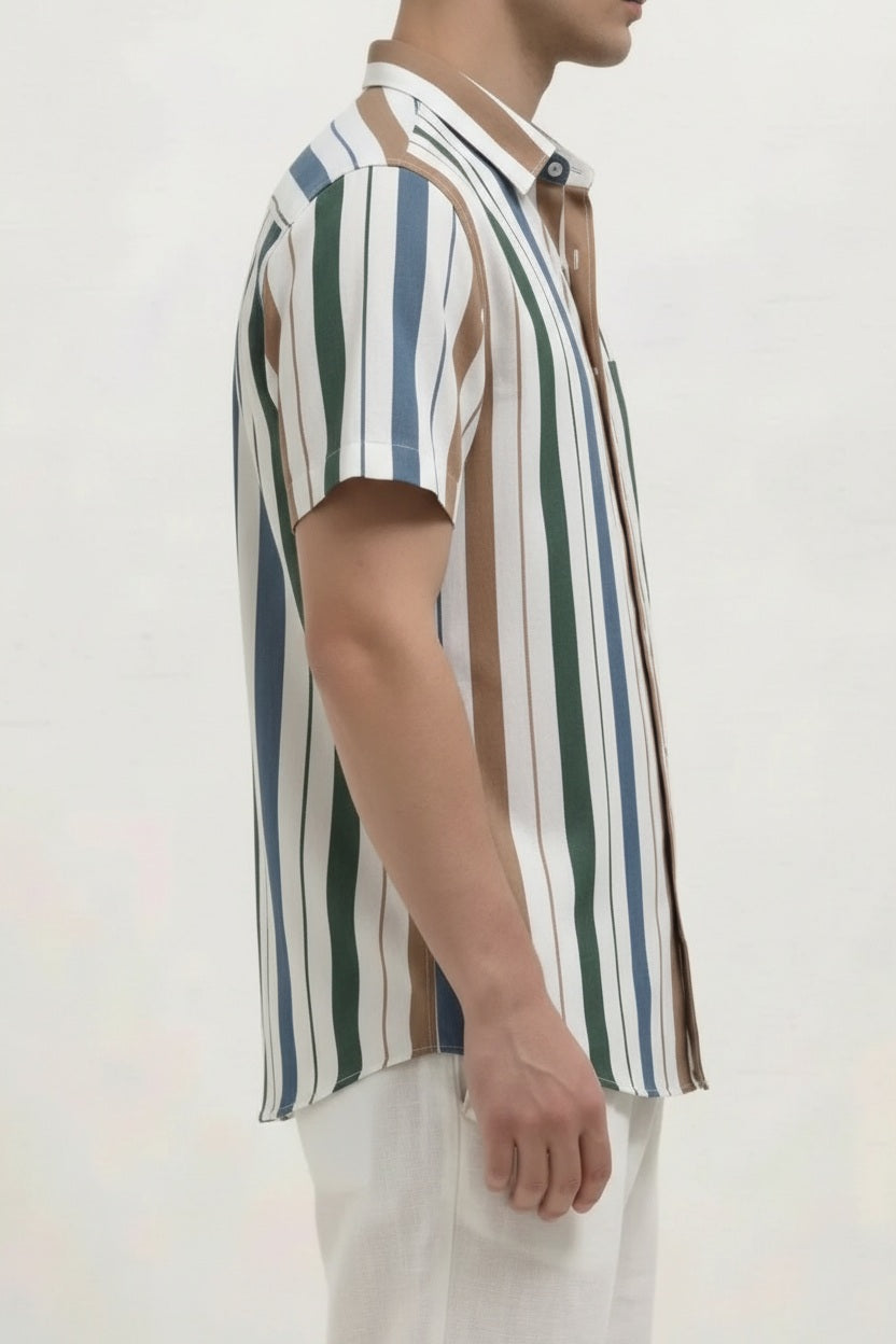 Men Striped Casual Shirt