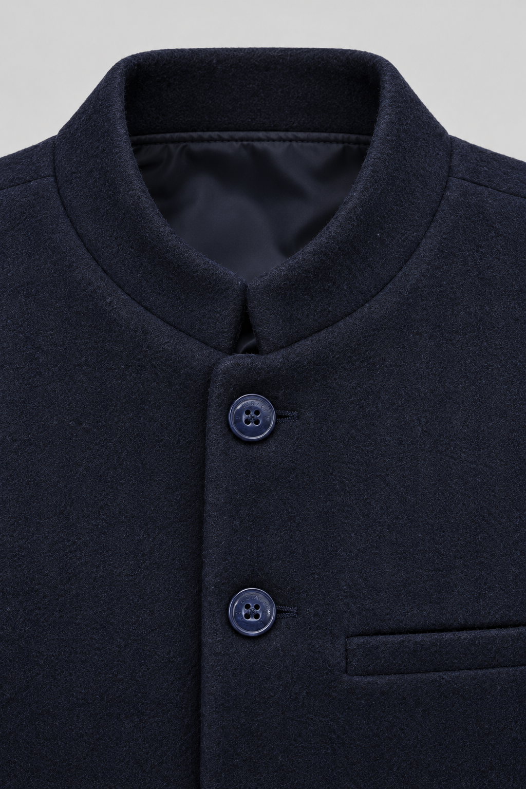 Men’s Regular Fit Nehru Waistcoat – Navy
