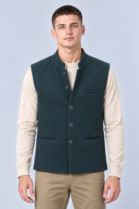 Men’s Regular Fit Waistcoat – Teal