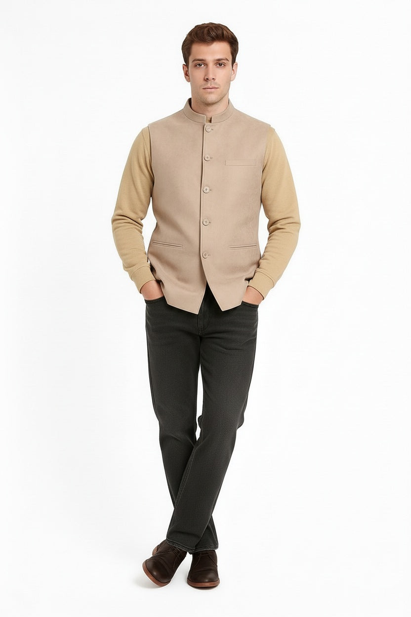 Men Solid Coat