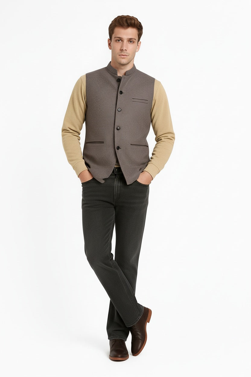 Men Solid Coat