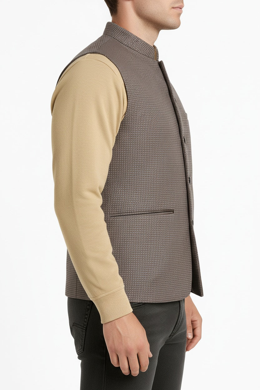 Men Solid Coat