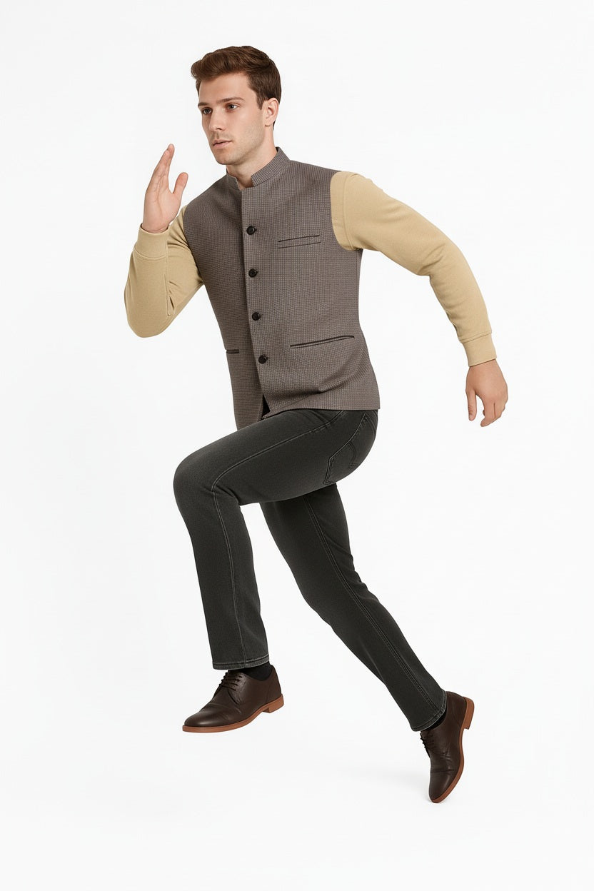 Men Solid Coat