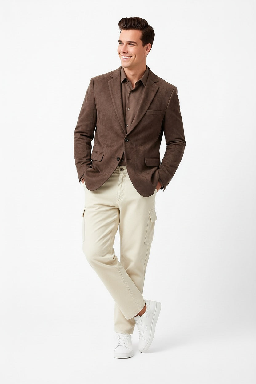 Men Solid Coat