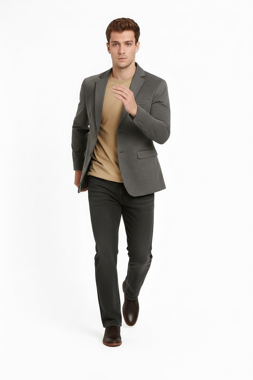 Men Solid Coat