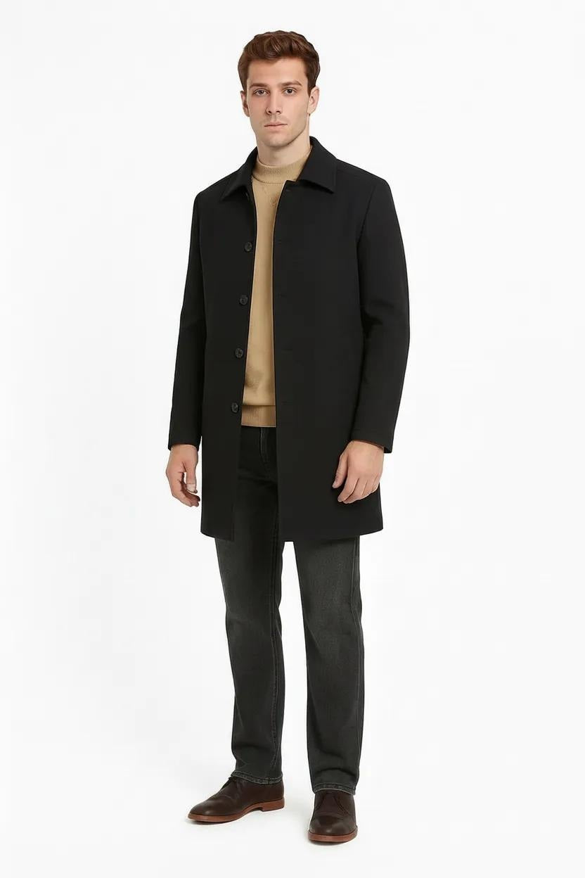 Men Solid Coat