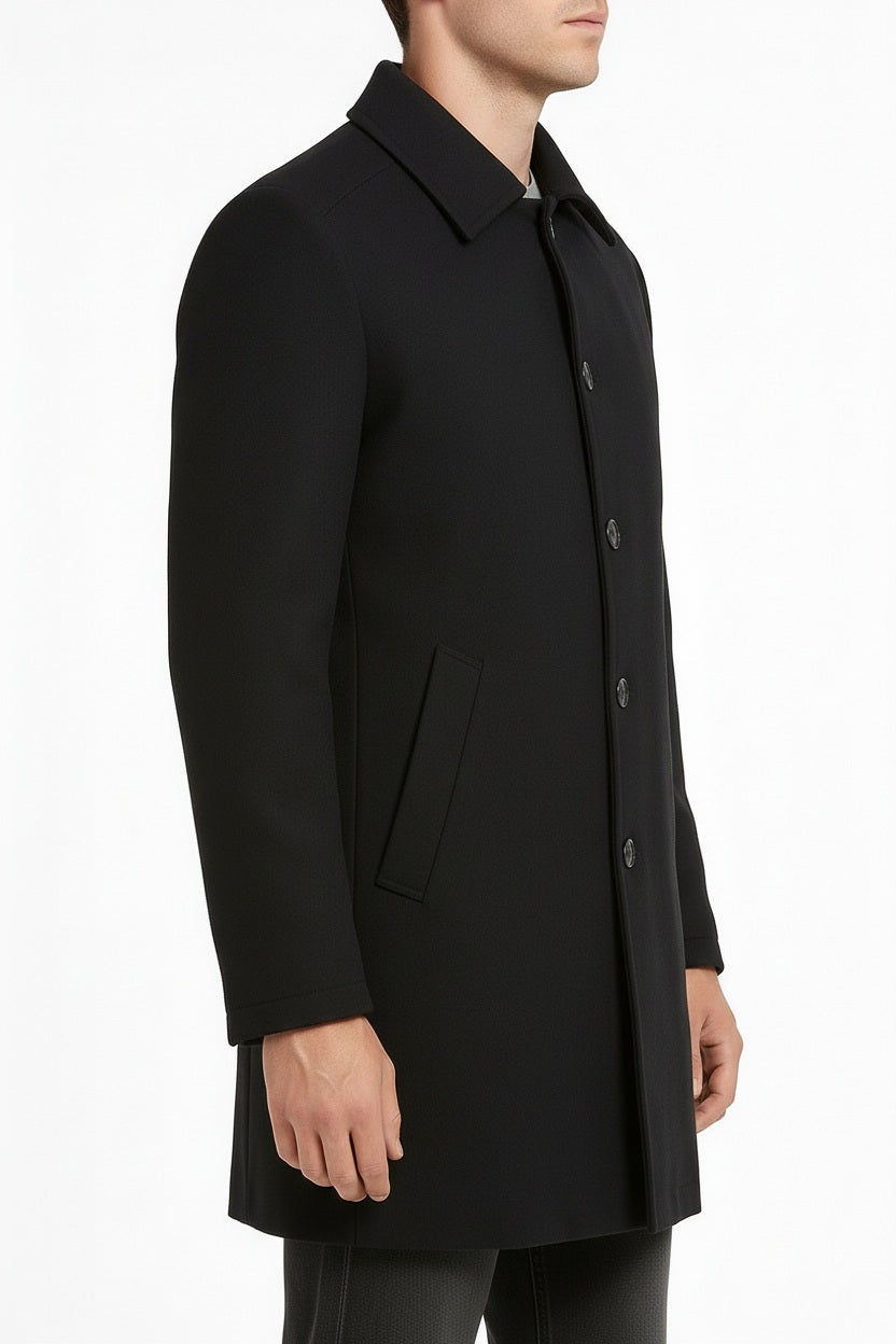 Men Solid Coat