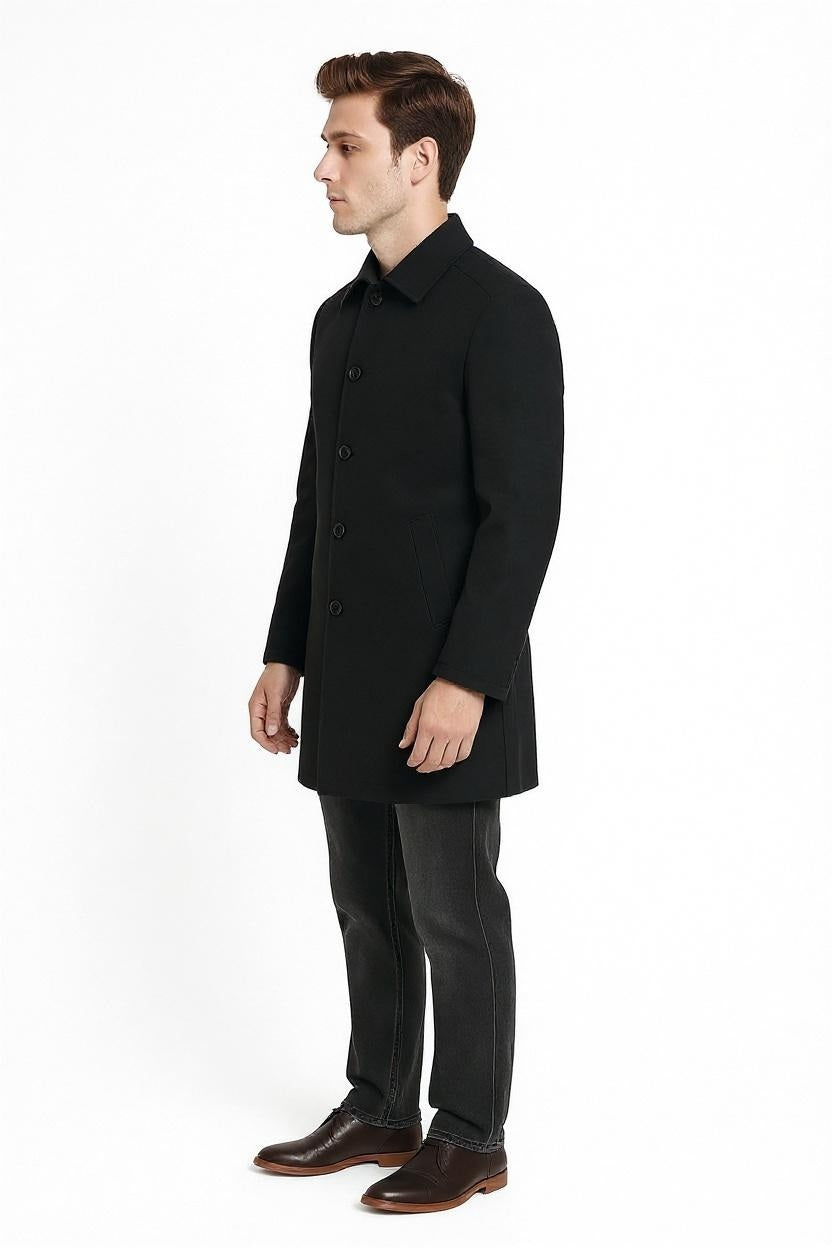 Men Solid Coat