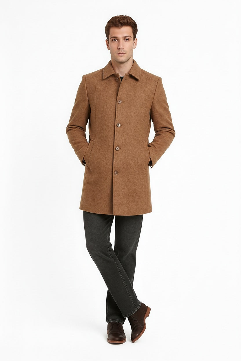 Men Solid Coat
