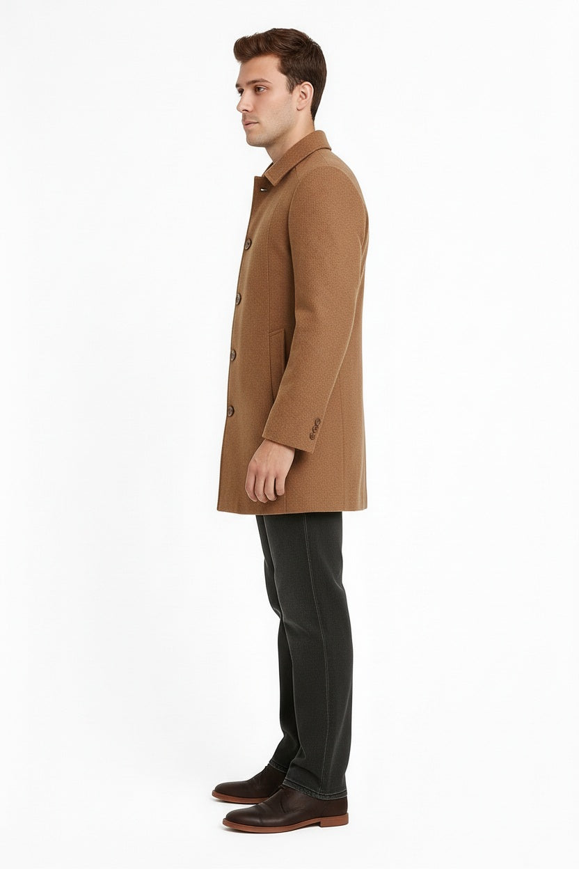 Men Solid Coat