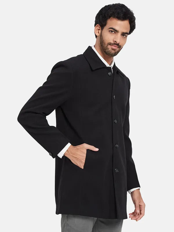 Mettle Men Single-Breasted Overcoat