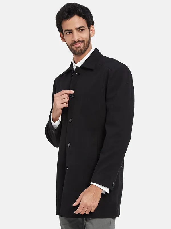 Mettle Men Single-Breasted Overcoat