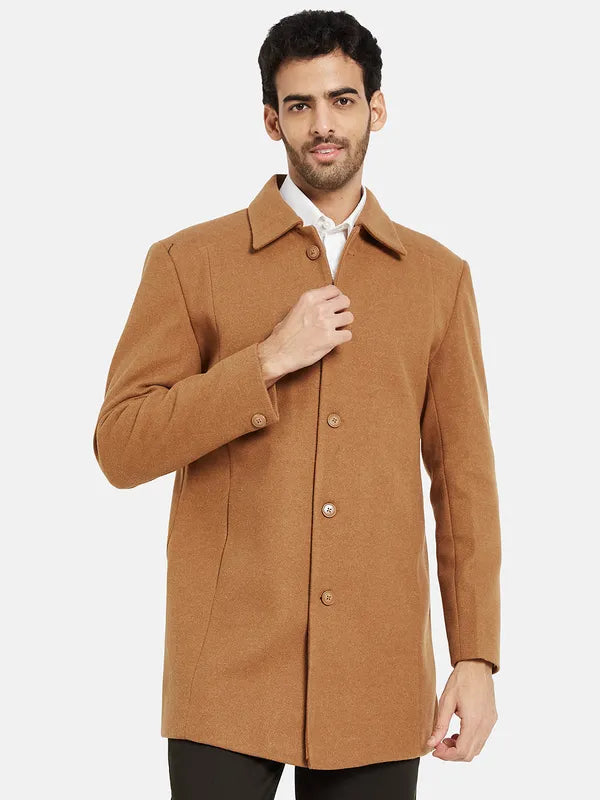 Mettle Men Single-Breasted Over Coat