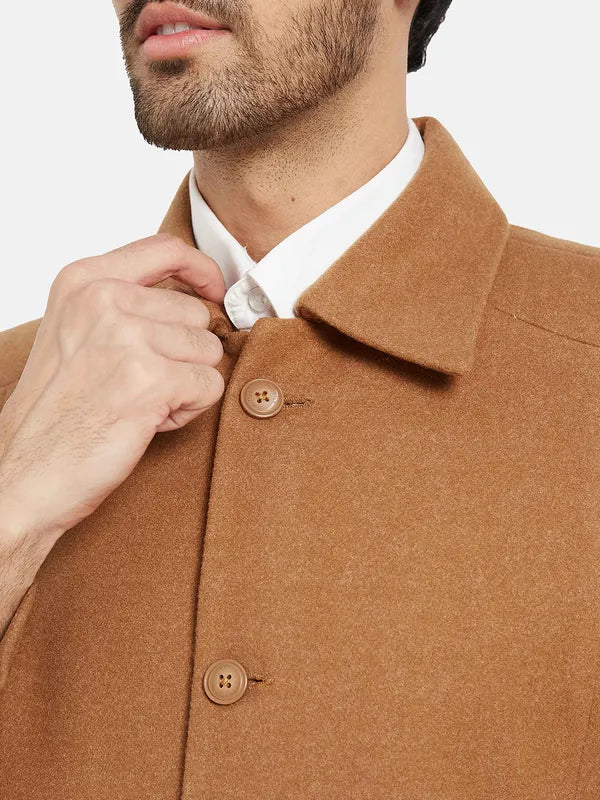 Mettle Men Single-Breasted Over Coat