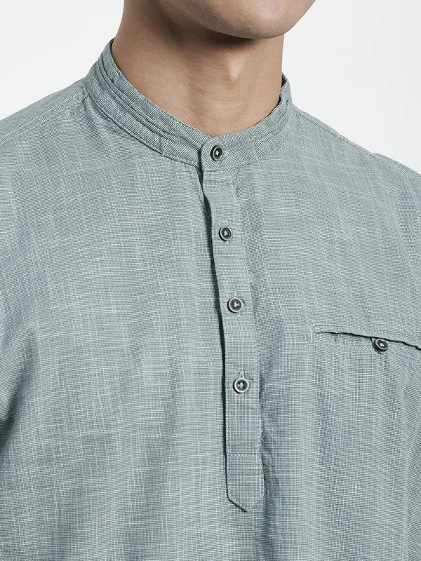 Men Grey Casual Shirt