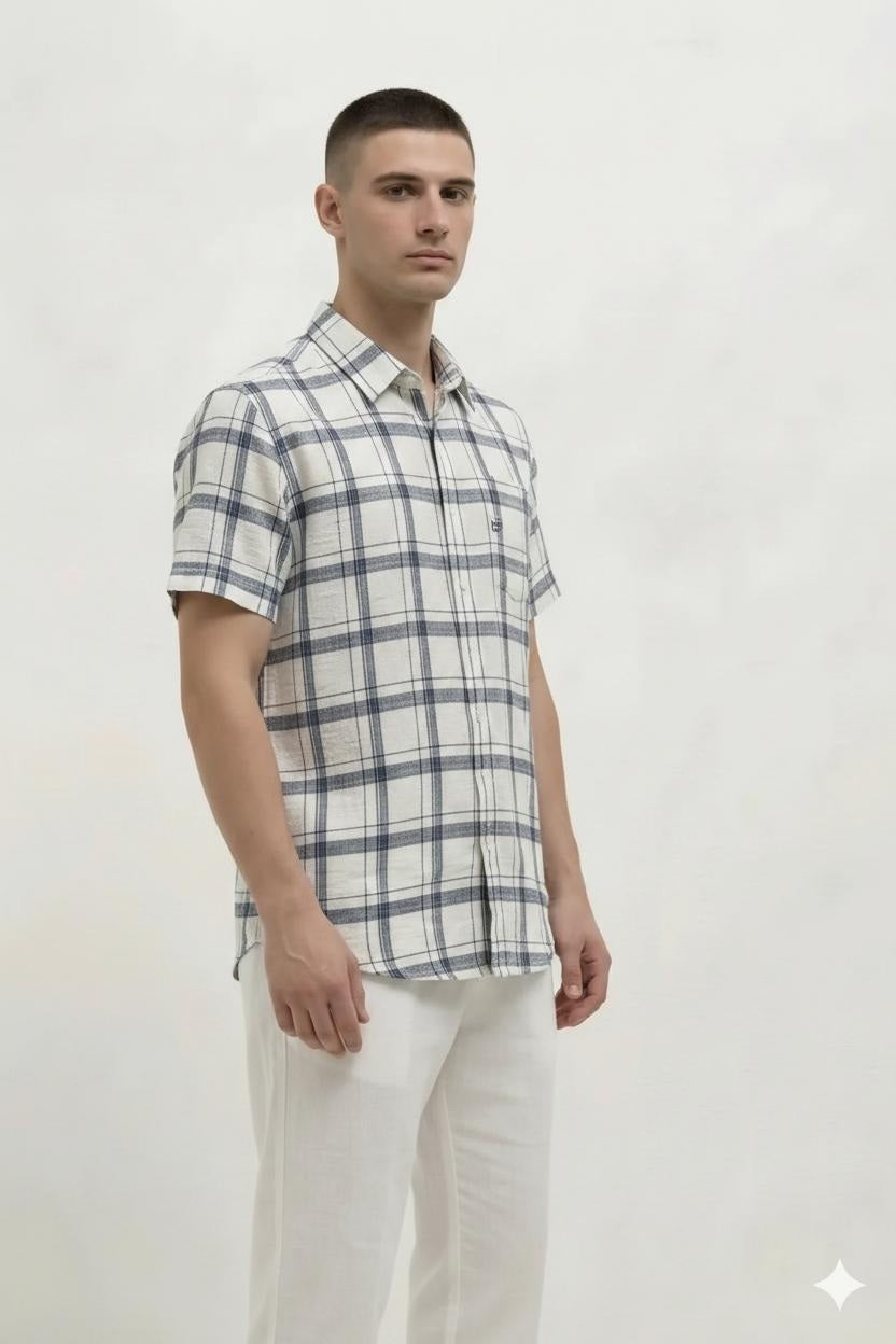 Men Checked Casual Shirt