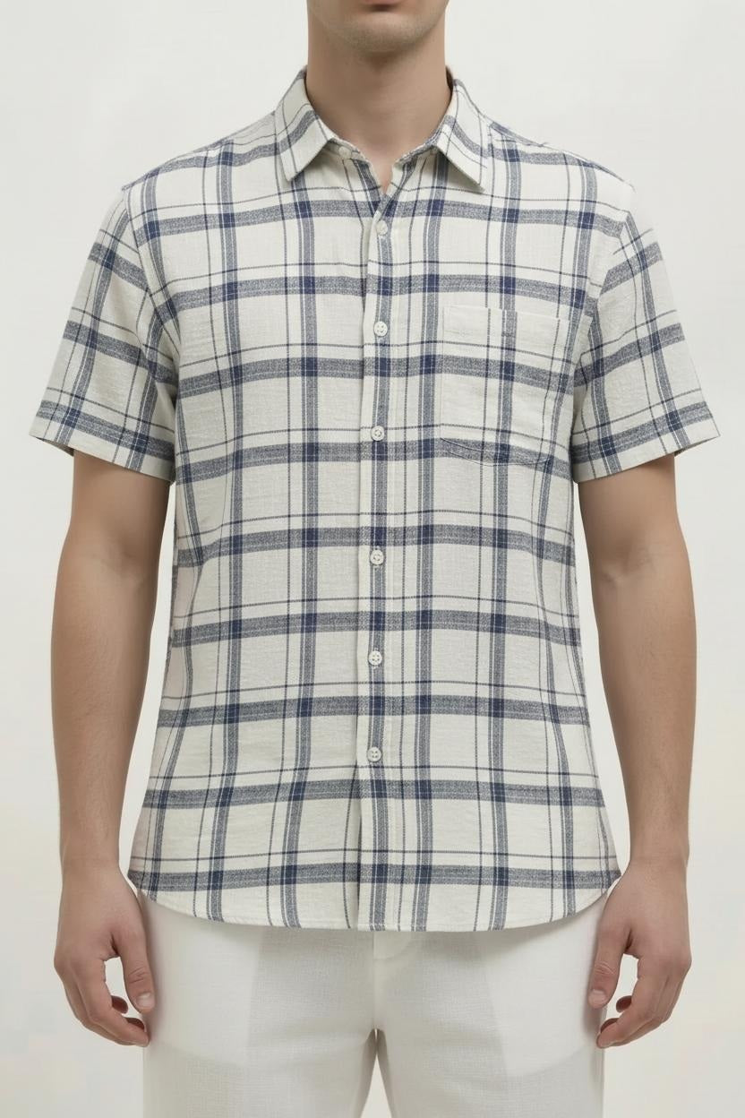 Men Checked Casual Shirt