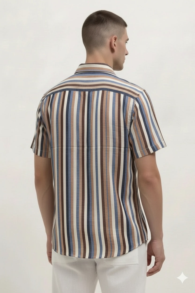 Men Striped Casual Shirt