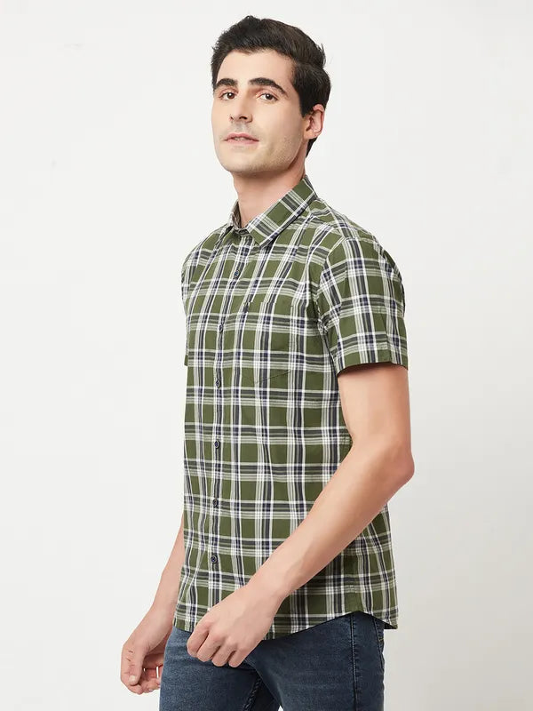 Men Olive Shirts