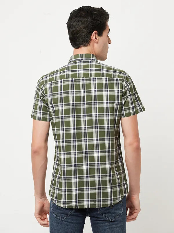 Men Olive Shirts