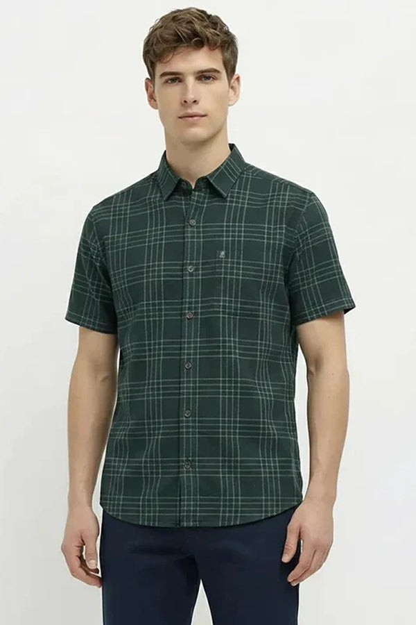 Men Checked Casual Shirt