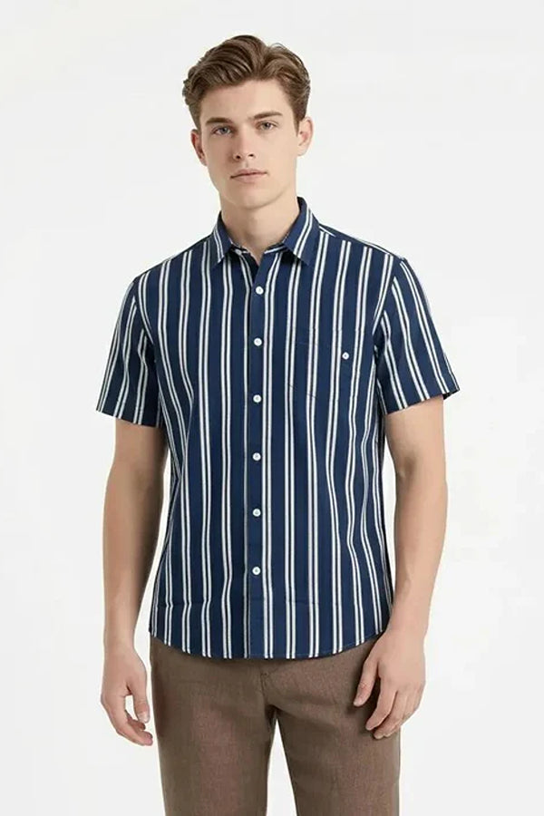 Men Striped Casual Shirt