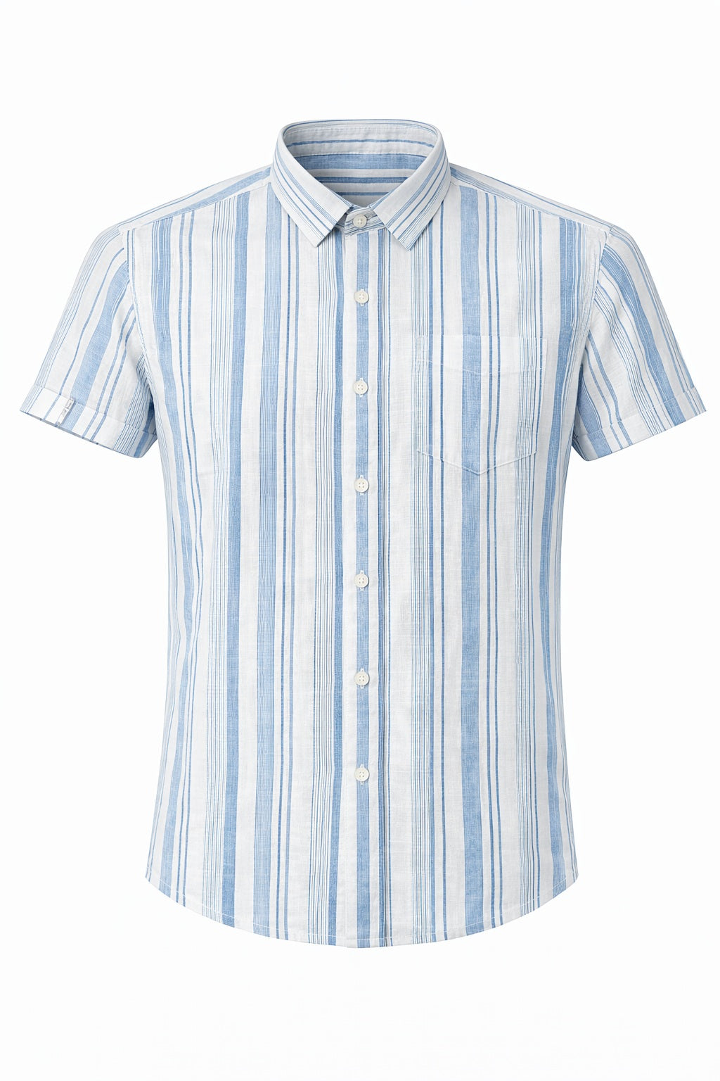 Men Sky Striped Casual Shirt