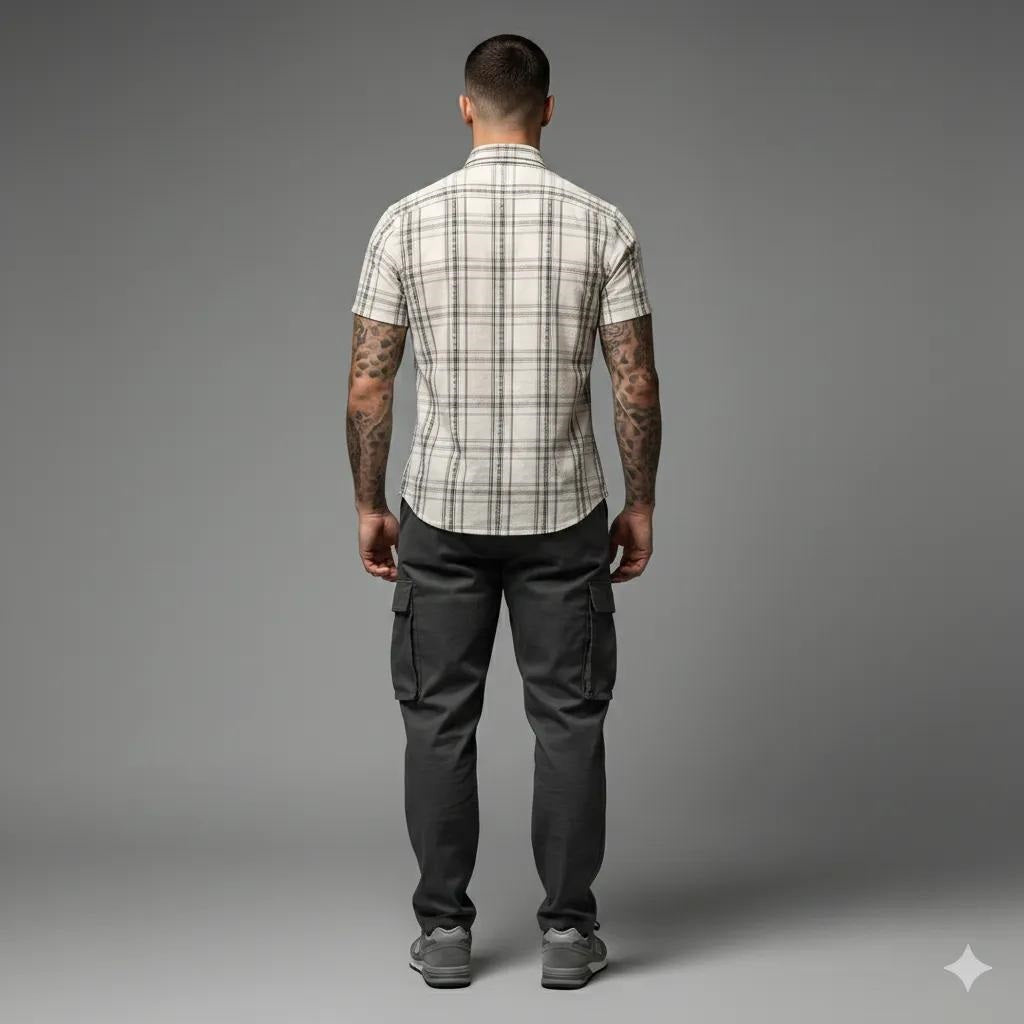 Men Checked Casual Shirt