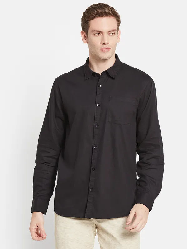 Men Black Casual Shirt