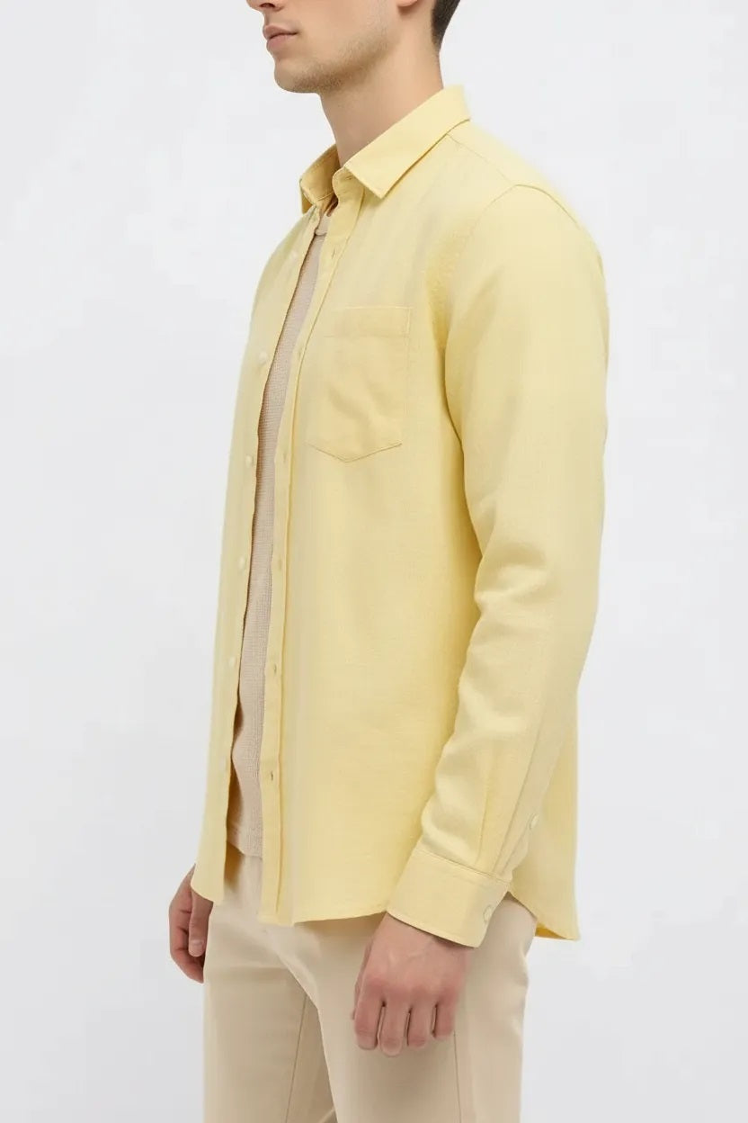 Men Lemon Casual Shirt