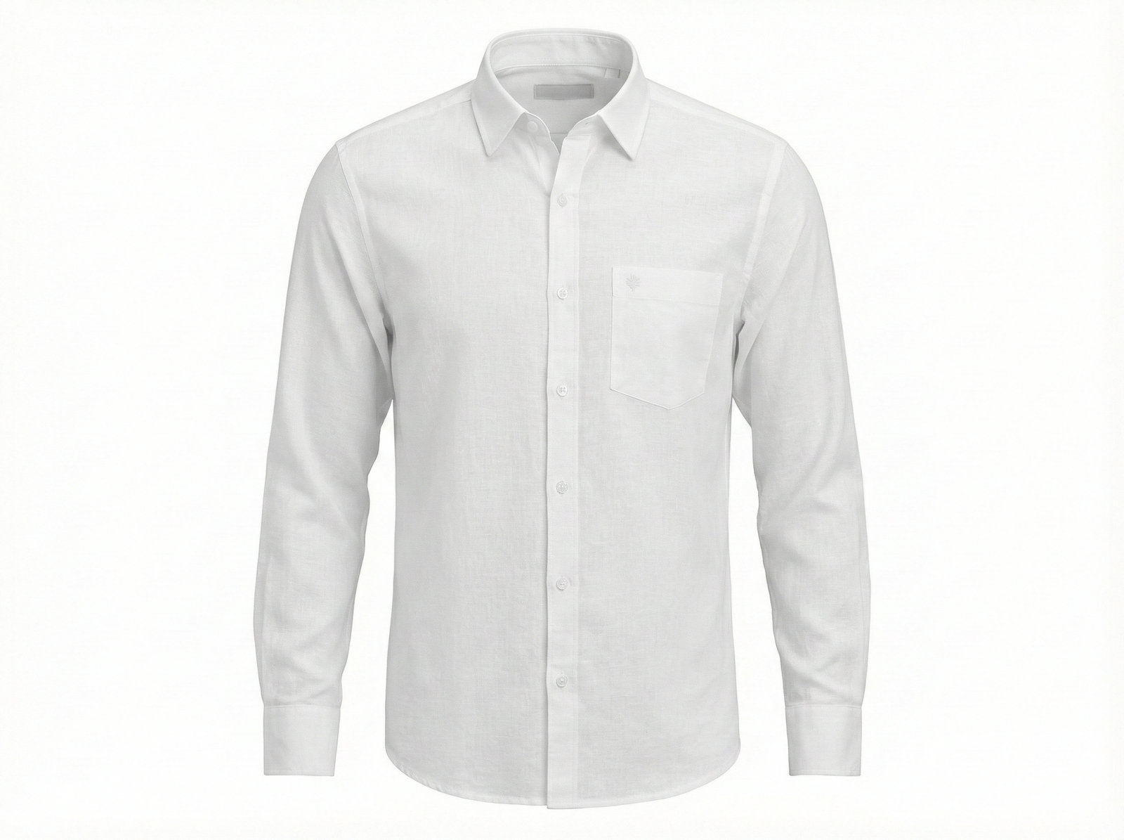 Men White Casual Shirt